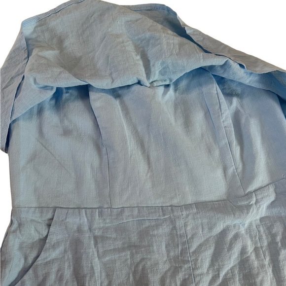 Showpo. Blue Strapless Sweetheart Romper Size 6 - Picture 16 of 17